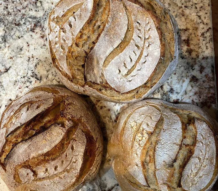 Fresh Artisan sour dough bread