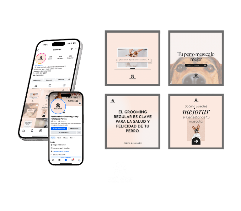 a phone screen showing a picture of a woman's profile and a phone screen