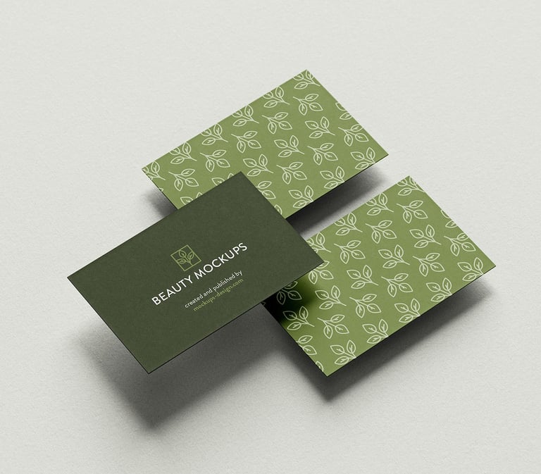 Diseño creativo de tarjeta de presentación para marca personal