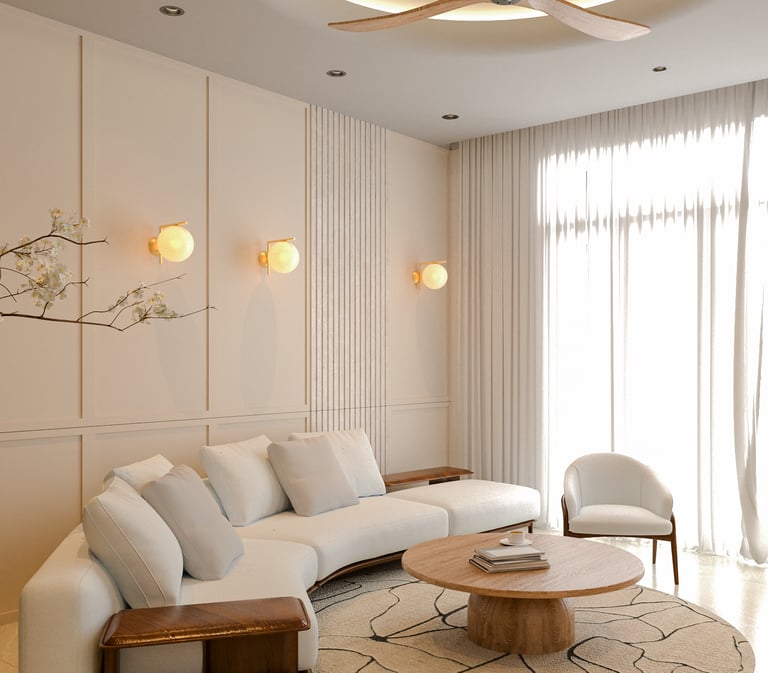 render sala de estar