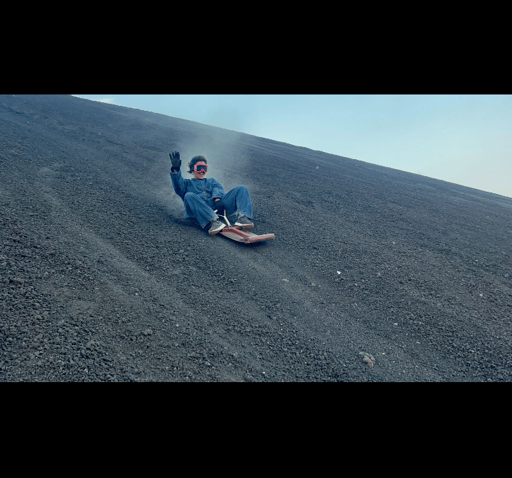 Cerro Negro Volcano in Nicaragua.
