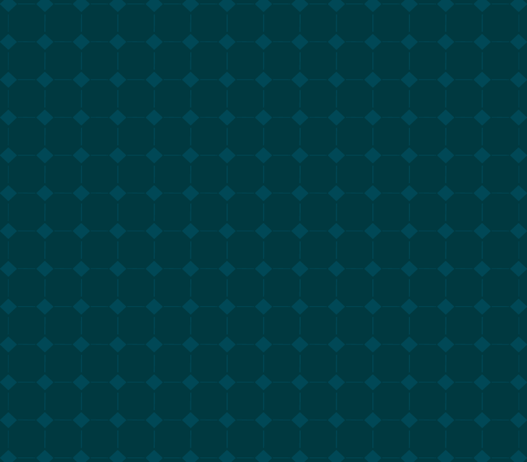 a blue and white background with a pattern of circles