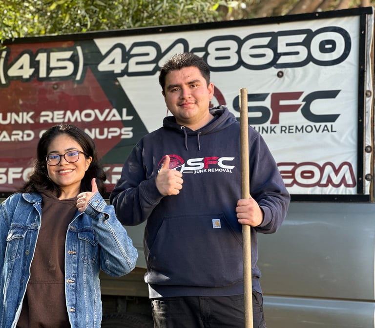 SFC Junk Removal: Old TV disposal & computer recycling in the Bay Area.