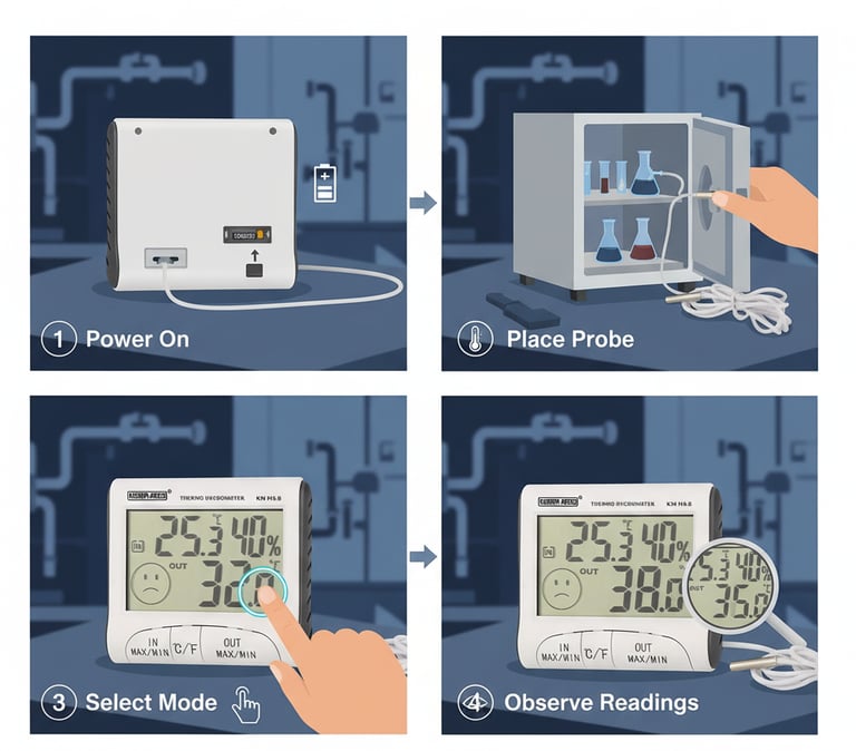 Thermo Hygro Meter-KM918B
