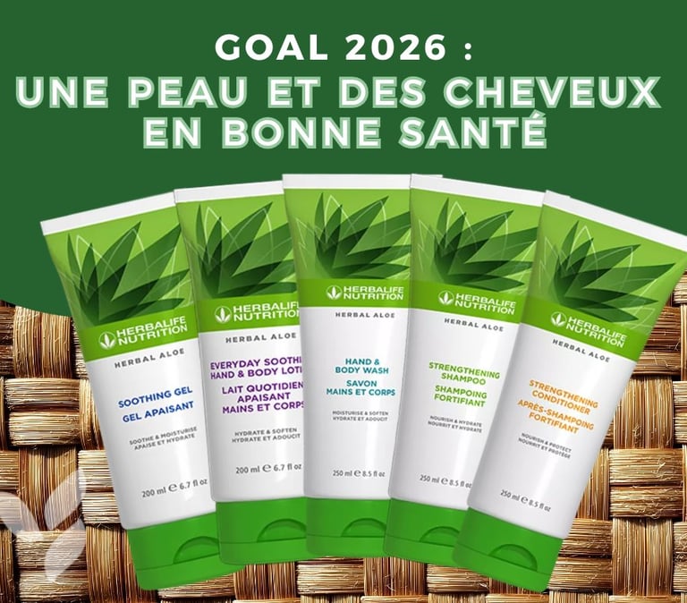 Herbal Aloé une gamme complète de soins – nettoyants, laits pour le corps, crèmes hydratantes...