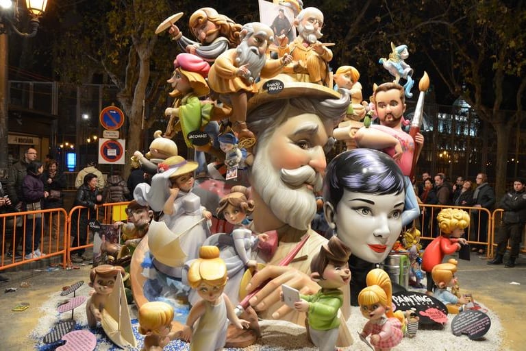 Falla en Valencia