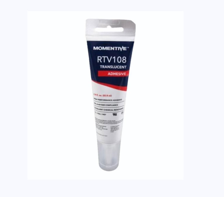 Momentive RTV 108 - silicone adhesive.