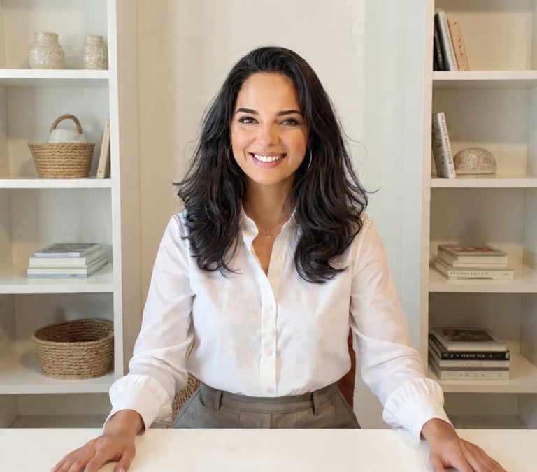 Laura, Founder of Transform Homes & Co — rofessional organizer and luxury decluttering expert.