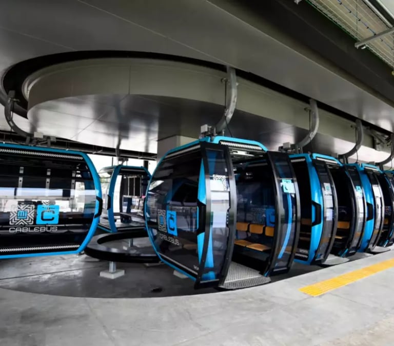 Línea 2 Cablebús Ciudad de México. Cablebus linea 2 Estaciones