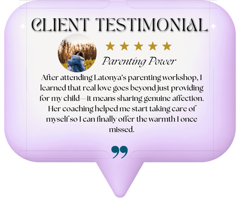 a client's profile for a client parent testimonial