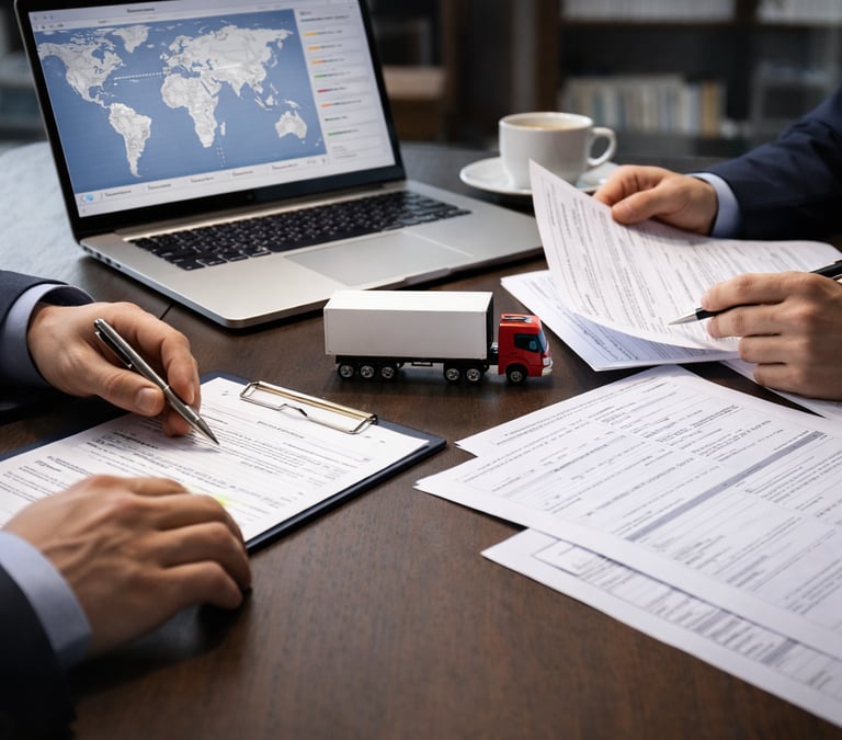 Cross-border cargo coordination and documentation support