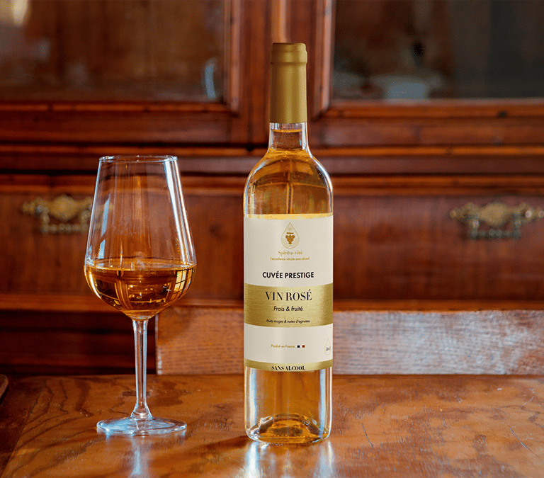 Spiritus Vini bouteille de rosé cuvée prestige sans alcool