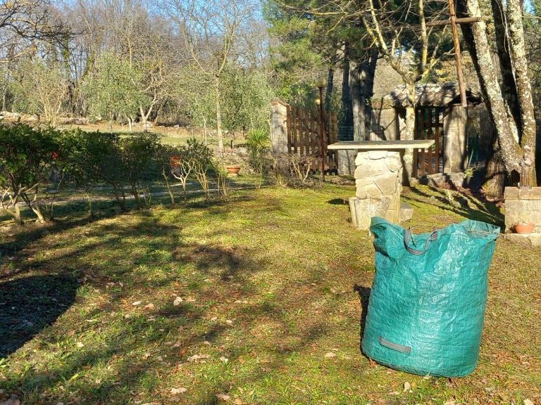 pulizia giardino