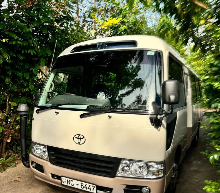 29 Seater Luxury Min Bus with Driver Colombo Sri Lanka