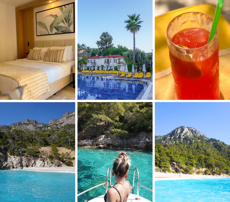 Sundia by Liberty resort pool with turquoise sea view, Ölüdeniz, Türkiye