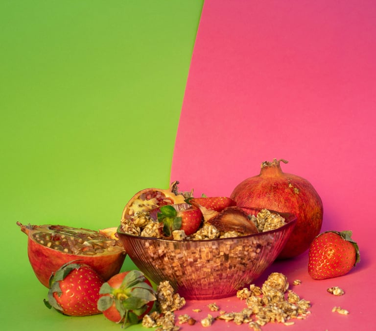 granola de frutas y cáñamo natural y crujiente Sr. Valley Hemp Foods