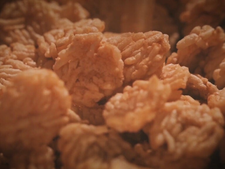 a bunch of fried Thai rice crackers