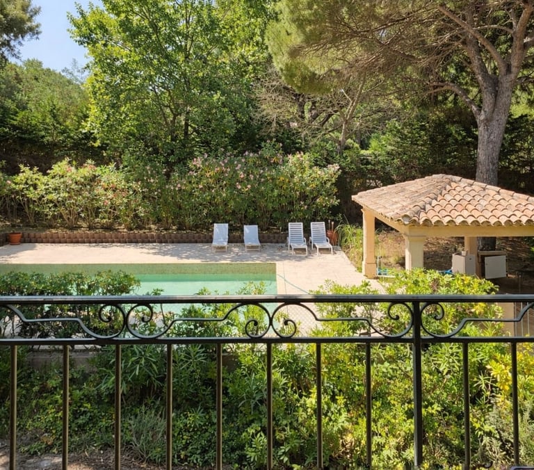Appartement avec piscine à Ramatuelle en location saisonnière avec conciergerie