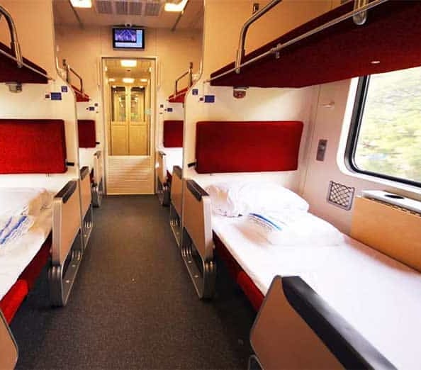 Train couchette en Thaïlande