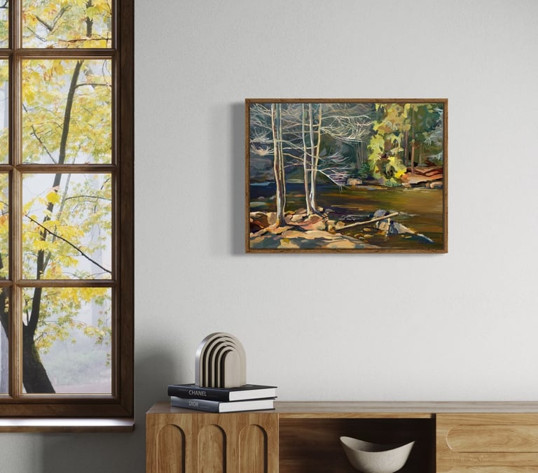 'Nature's Whisper' 18x24 inches oil painting by Angela Moiseieva.