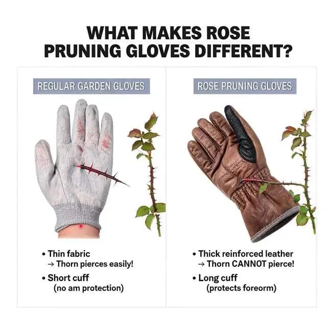 leather gardening gloves