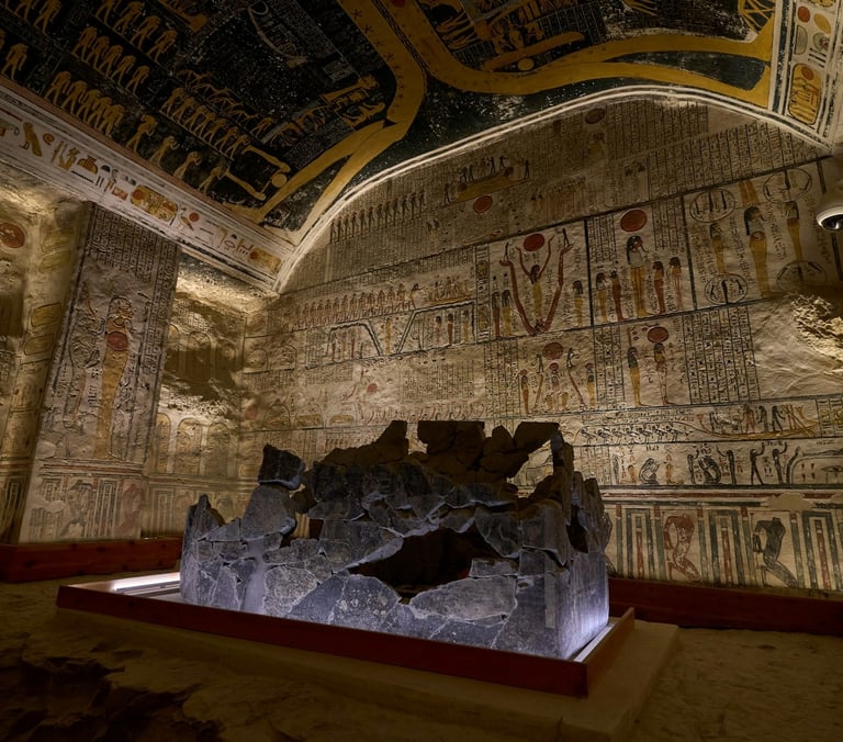 Tomb in Valley of the Kings for Pharaohs Ramesses V and VI