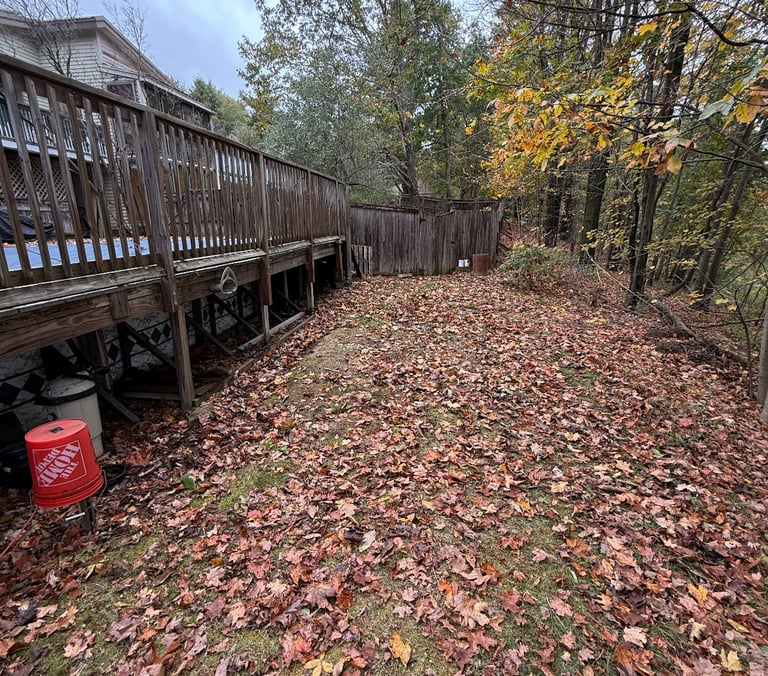 Garage cleanout in Conway MA clearing storage and clutter