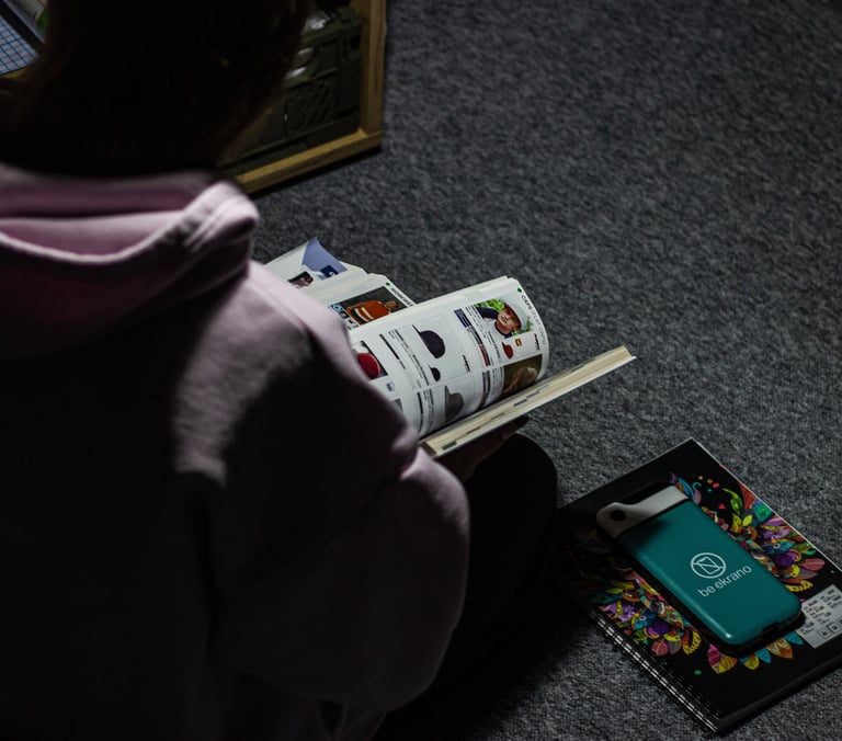 Beekrano telefono detox dėžutė