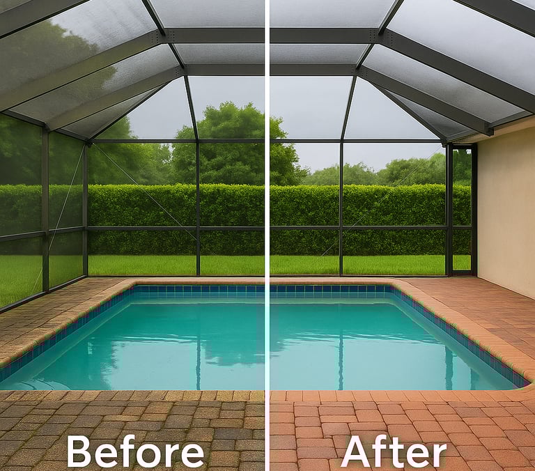 Pool Deck Pressure Washing Trinity FL