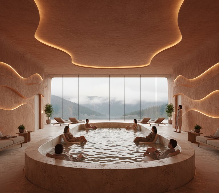 Comparison infographic showing the shift from legacy 2020 hotel spas to integrated 2026 wellness