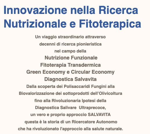 Innovazione nella Ricerca Nutrizionale e Fitoterapica