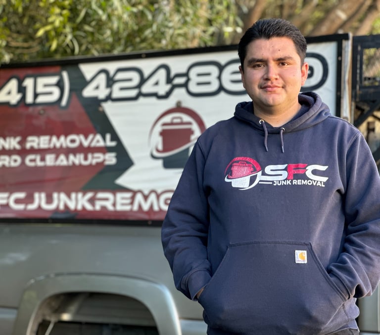 Trampoline removal near me in San Francisco 94127 & Mountain View.