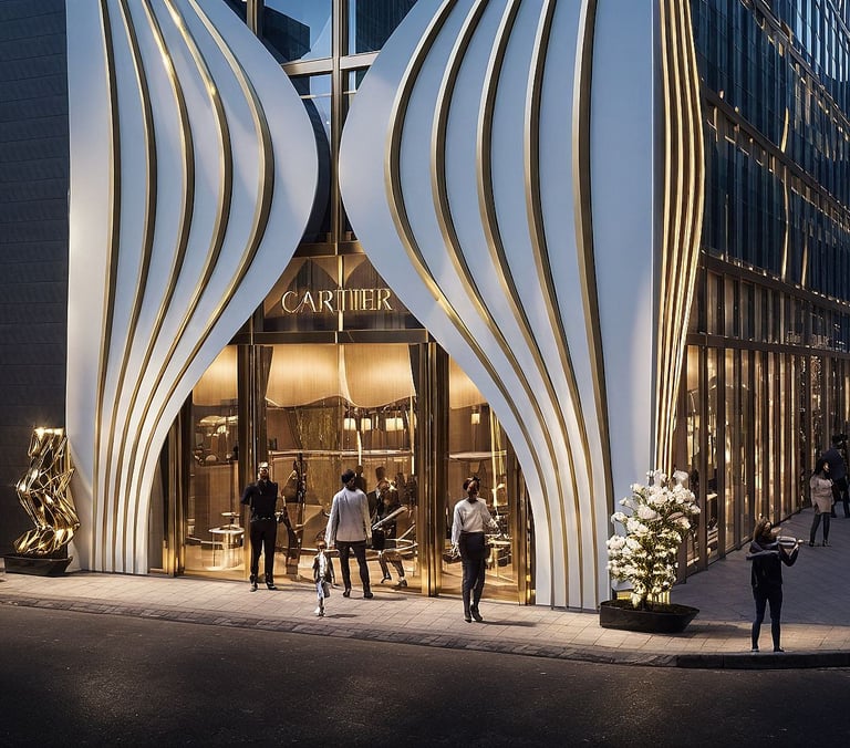 Architectural design consultation project entrance by Sama Karim Design Studios