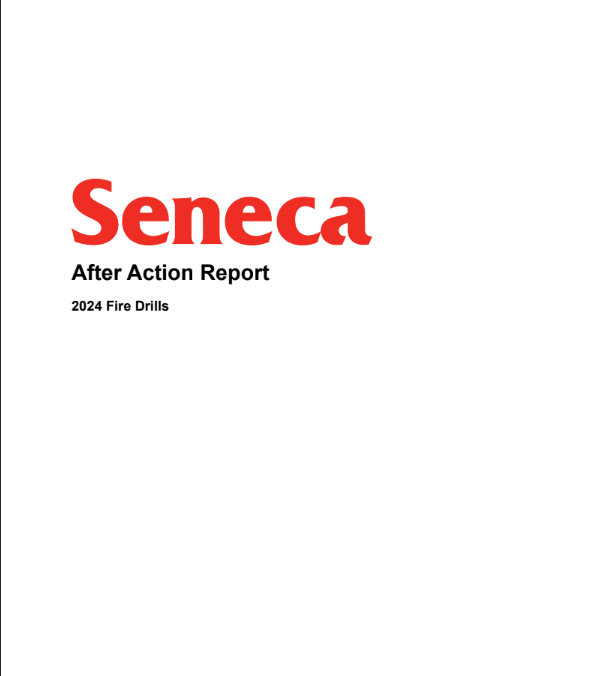 Cover image of Seneca College report.