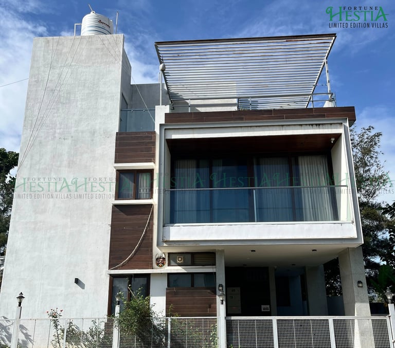 Greek-inspired Fortune Hestia villa with landscaped greenery in Sarjapur Road Bangalore