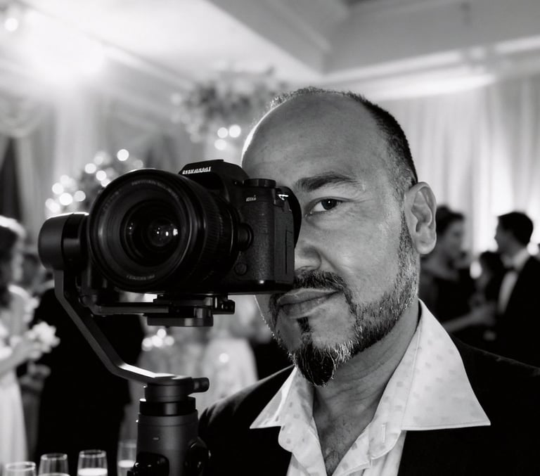 “Toronto videographer Peter Parmar filming indoor event”