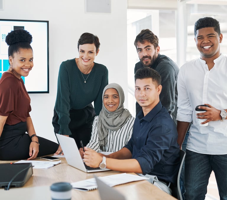 Team of experts providing consulting services