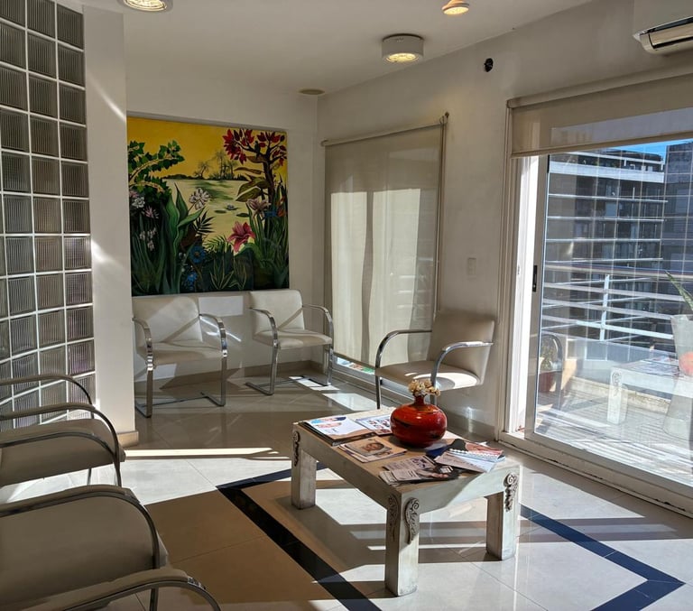 Sala de espera Consultorio odontologico Dra Maia Sor