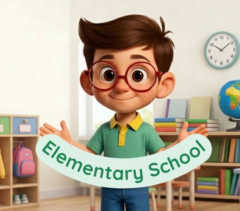 Elementary school curriculum navigation for Delight Academy Islamic virtual school