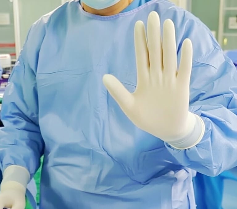 Mão sinalizando Pare para podermos falar sobre as complicações da cirurgia endoscópica da coluna