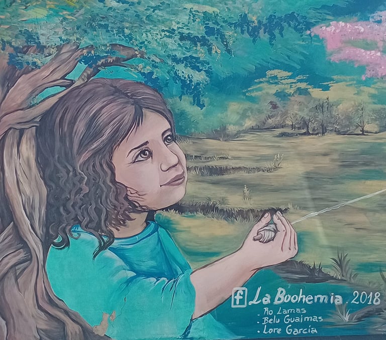 Mural La Boohemia.2018. Plaza "Artidorio Cresseri"