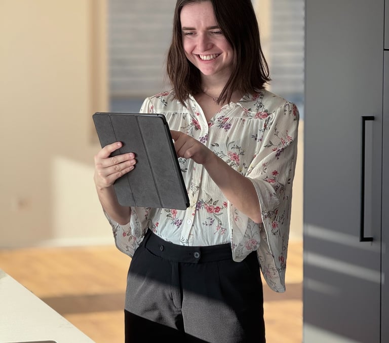 Foto von Audrey Räss als Immobilienmaklerin