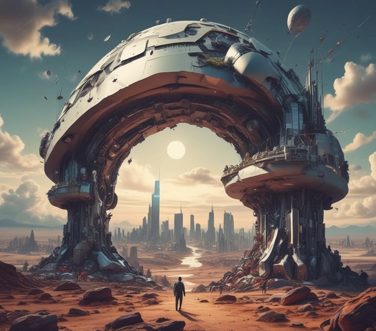 A dynamic website mockup on a high-resolution monitor with vibrant colors and smooth animations.