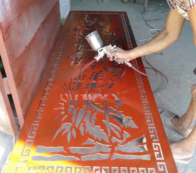  Hệ thống xử lý bề mặt sản phẩm trước khi sơn tĩnh điện