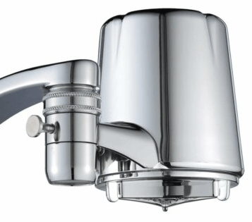 Culligan FM-25 faucet mount water filter with 200 gallon capacity and chrome finish.