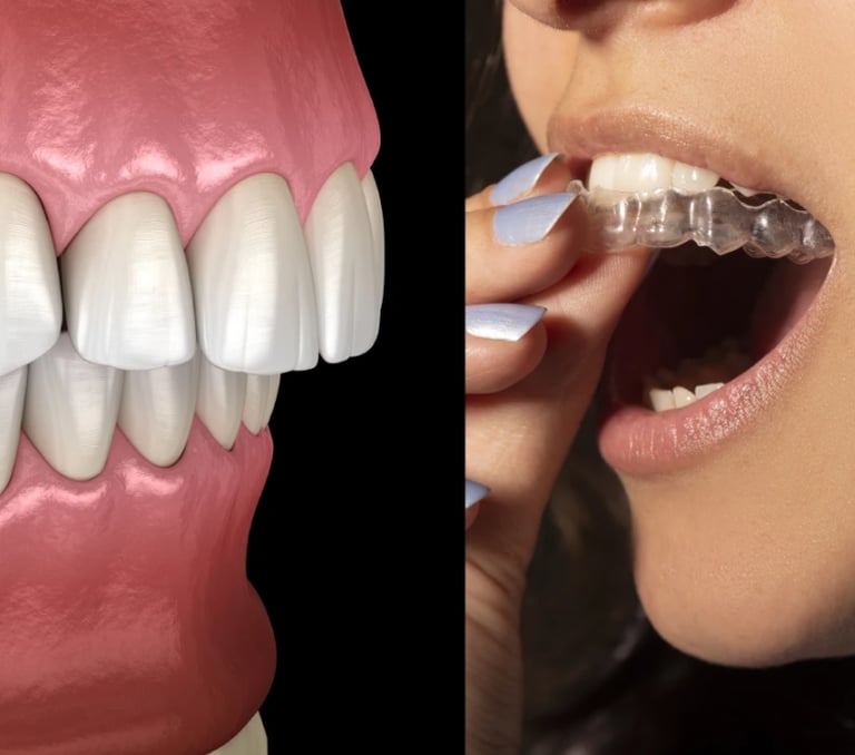 عيادة تركيب تقويم شفاف بالكويت