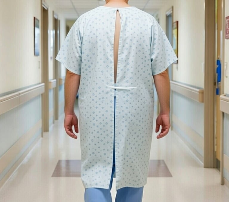 Figura mostrando o paciente caminhando no pós-operatório