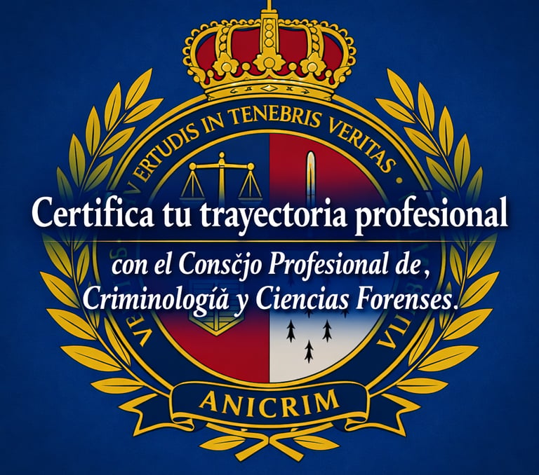 acreditacion para criminologos y ciencias forenses