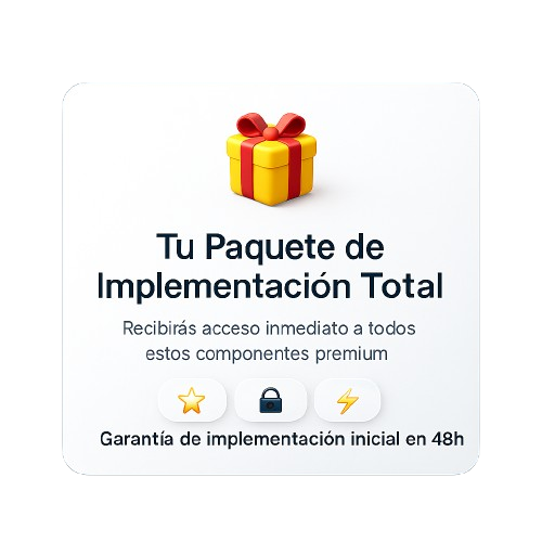 Tarjeta promocional del Kit C.A.I.M.A.N., el paquete de implementación total para automatizar procesos y atraer clientes con