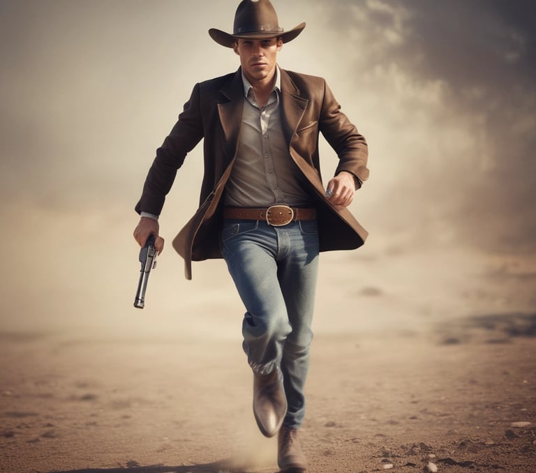 A stylized, green geometric logo resembling overlapping lines forms the central focus. Below the logo, the text 'Open AI' is displayed in a golden hue. The background features a pattern of concentric, reflective circles with a teal tint on a dark surface.